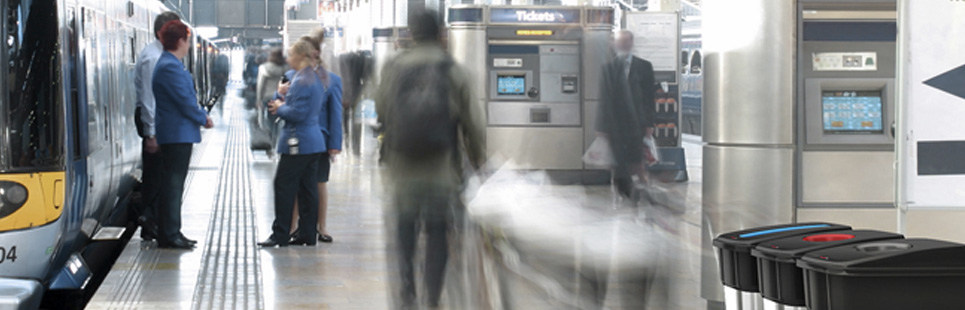 Rothopro Geo in railway station