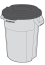 TITAN 120L BIN WITH LID